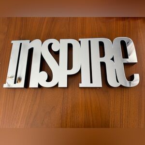 Mirrored Wall Decor “Inspire”